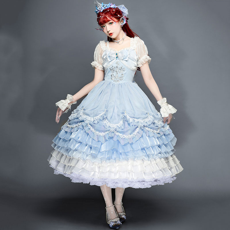 人魚姫　ワンピース　チュールドレス　豪華版洋装 ショート