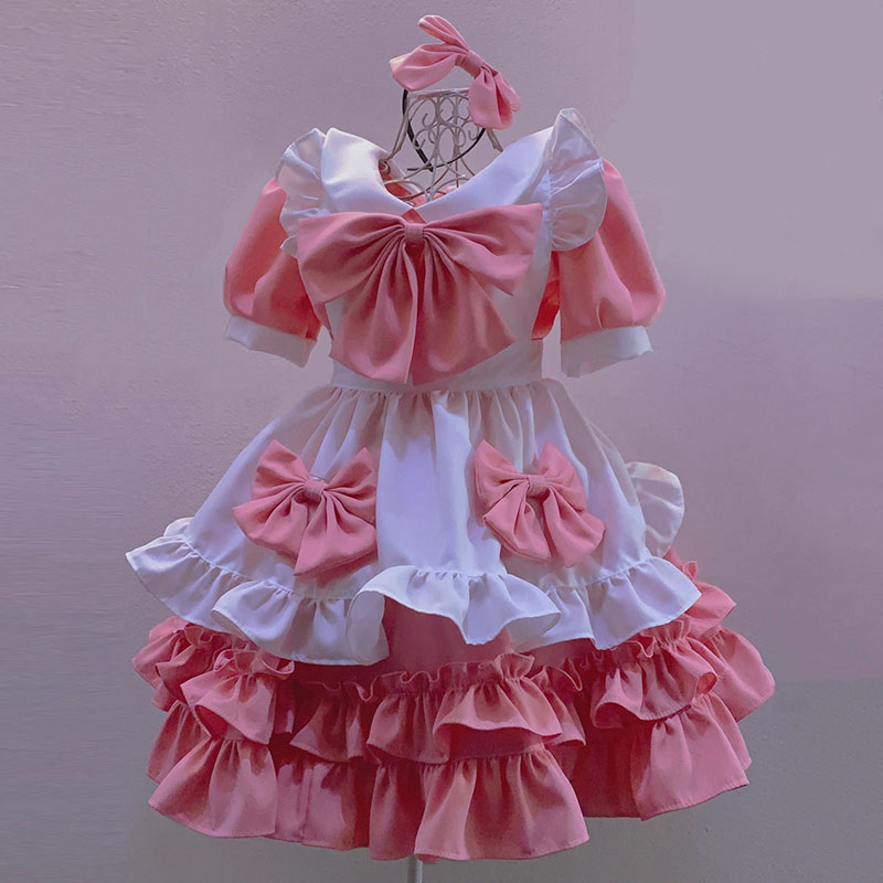 メイド 服 ピンク初めてのコスプレ衣装