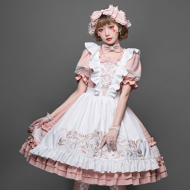 SWEET LOLITA(甘ロリ)コスプレ衣装ロリータファッションロリィタ ワンピース ピンク ドレス 甘ロリ