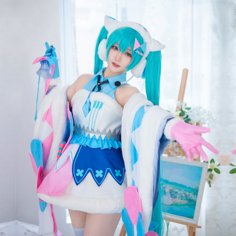 初音ミク マジカルミライ 2020 ふわふわ コスプレ衣装 フルセット