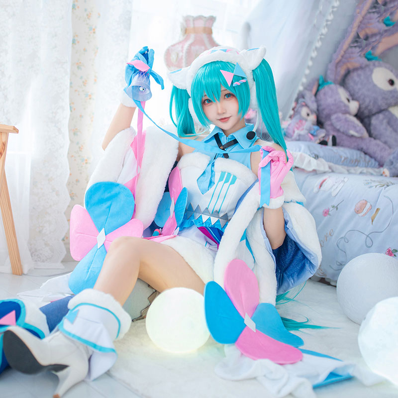 初音ミク☆コスプレ衣装☆初音ミク マジカルミライ 2020 ふわふわ ...