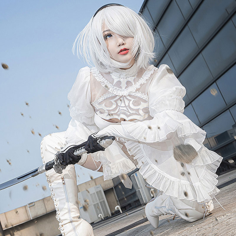 NieR:Automata 2B花嫁 コスプレ ウェディング - コスプレ