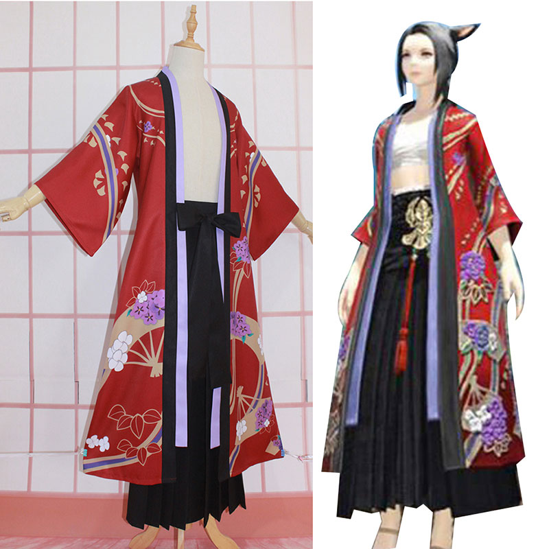 Final Fantasy　ファイナルファンタジー　風雅　和服　コスチューム　羽織　サテン
