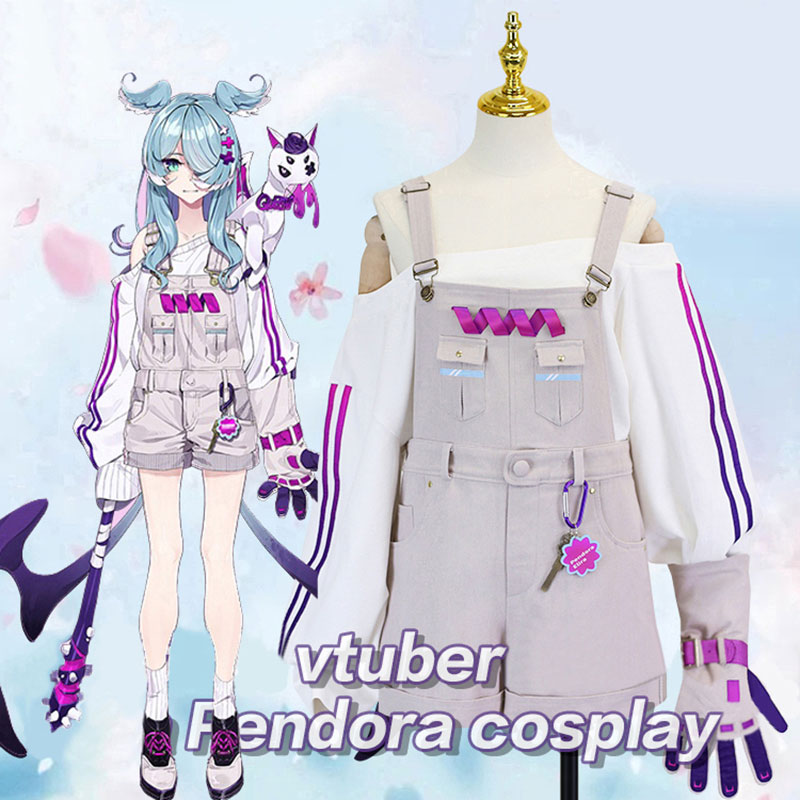 Vtuber 　にじさんじ　Elira Pendora　私服　ジーンズ　ピンク　コスチューム　カジュアルウェア　日常服　 