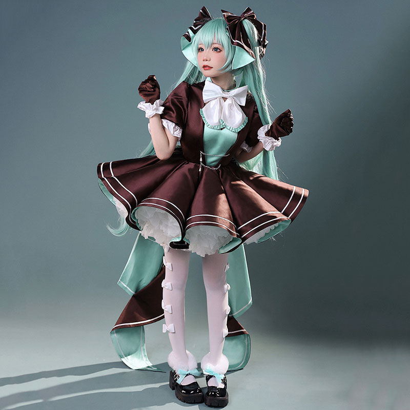 初音ミク 白うさぎ コスプレ衣装 - コスプレ