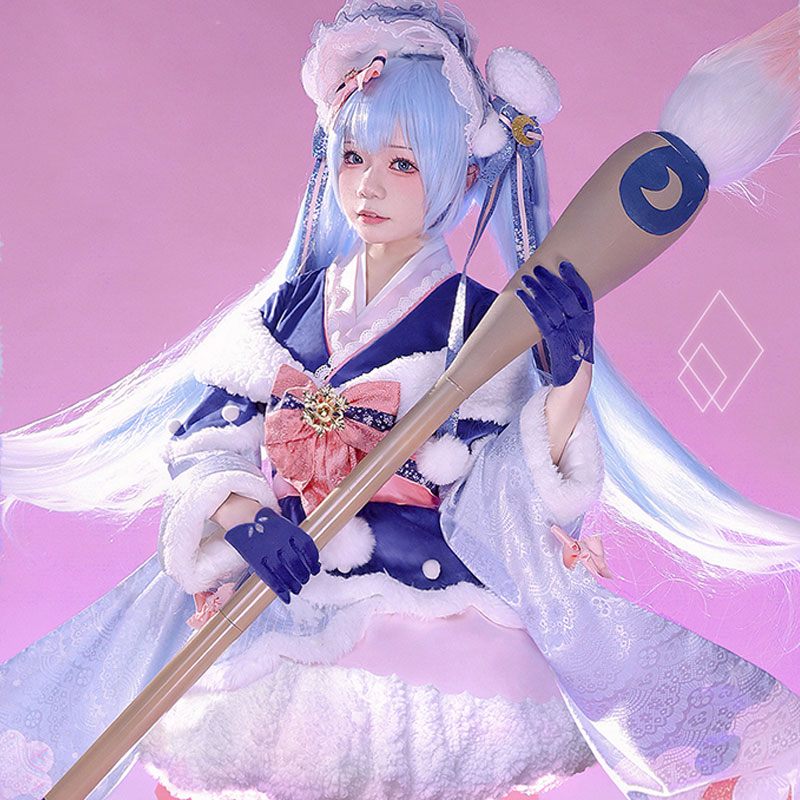 初音ミク 初音ミク 冬麗学園 雪ミク SNOW MIKU 2023 ロリータ 綿毛