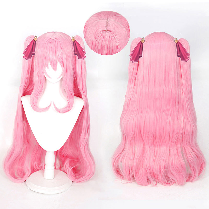 勝利の女神：NIKKE ユニ  コスプレ　ピンク　かわいい　萌え　ロングヘア　かつら