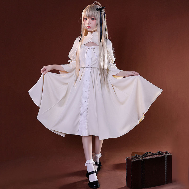 ヨスガノソラ　かすがのそら　Yosuga no Sora　普段着　洋装　白スカート　　コスプレ　仙女風