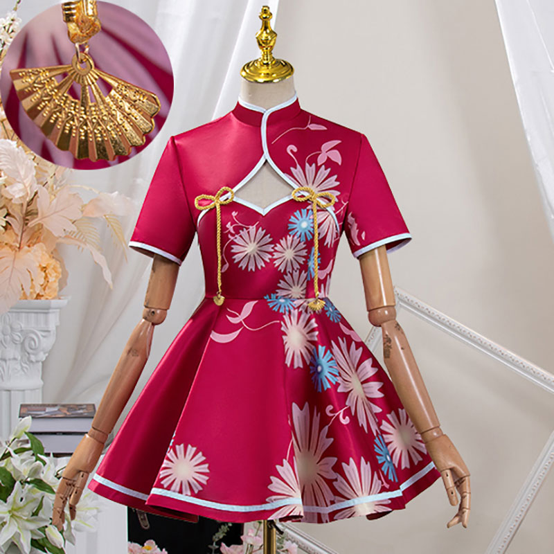 推しの子　星野ルビー　コスプレ チャイナドレス　チーパオ　中国風　衣装　
