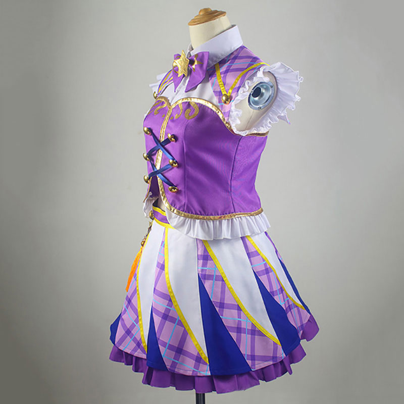 アイカツスターズ!☆コスプレ衣装☆アイカツフレンズ！紫吹蘭 入学服