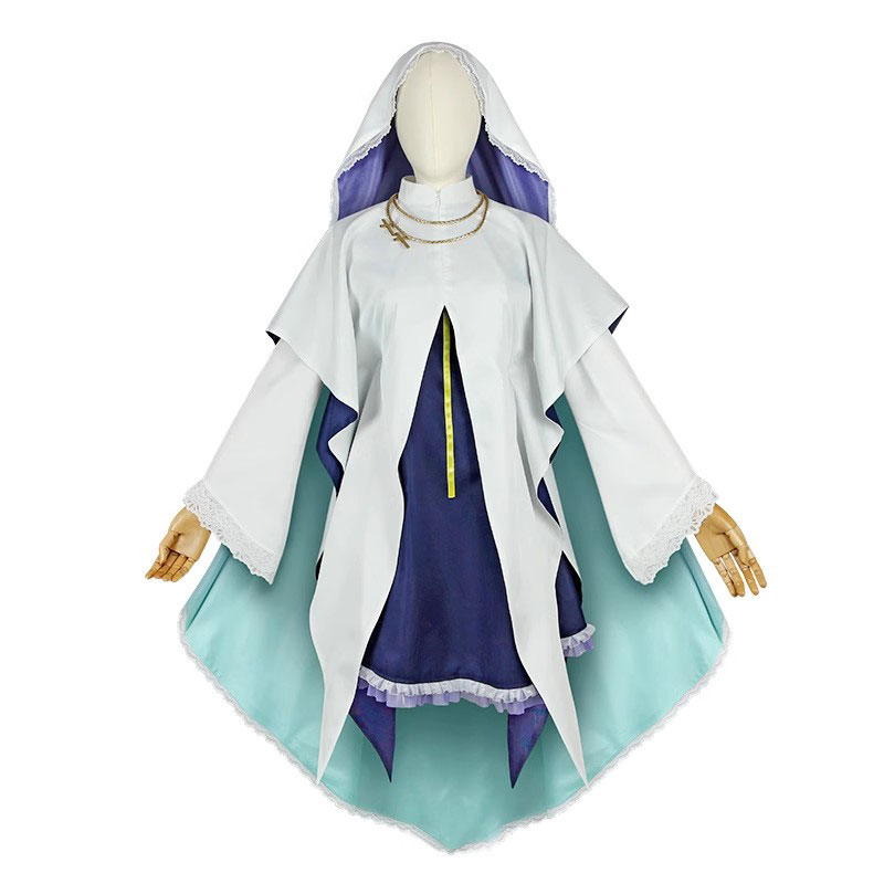 白聖女と黒牧師　セシリア　コスプレ衣装　めっちゃ可愛い　スカート　修道服