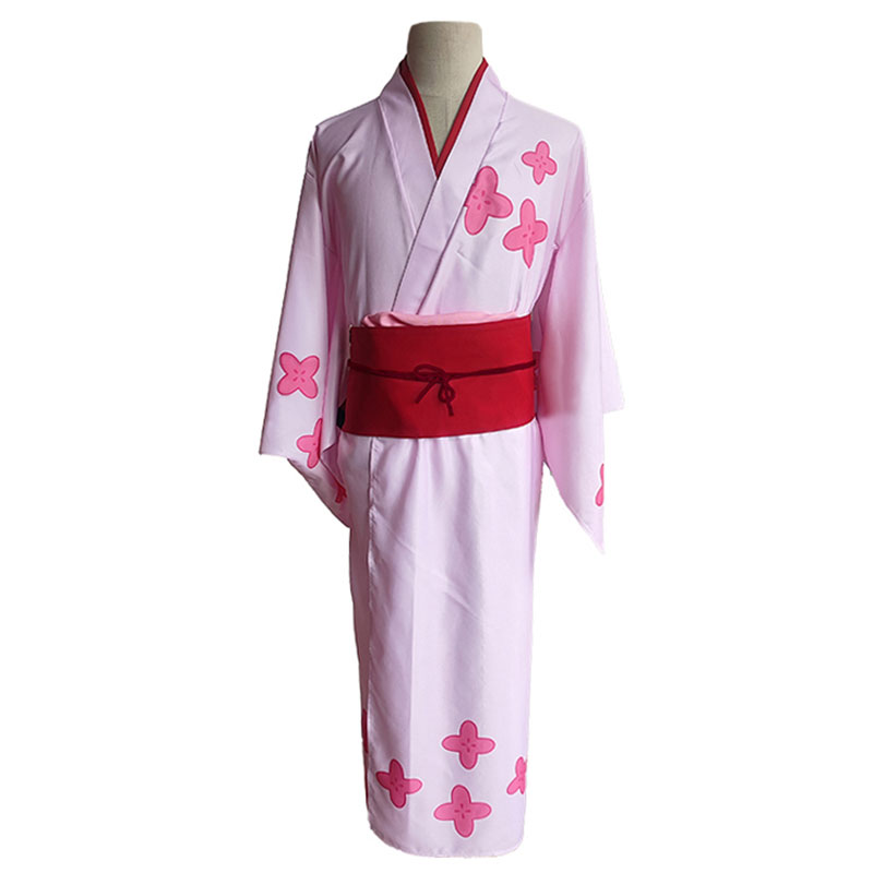 銀魂 坂田銀時 ピンクの着物 和服 コスプレ衣装