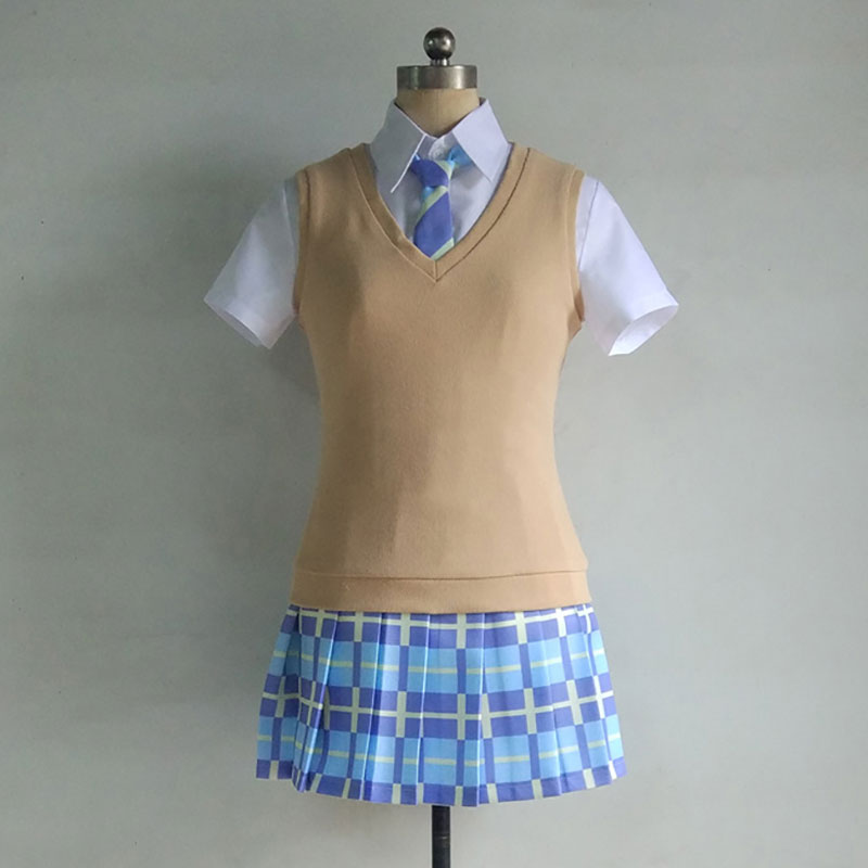 バンドリ　BanG Dream!　今井リサ　制服　キャンパス風　学生　ブラウン　コスプレ衣装　コスチューム