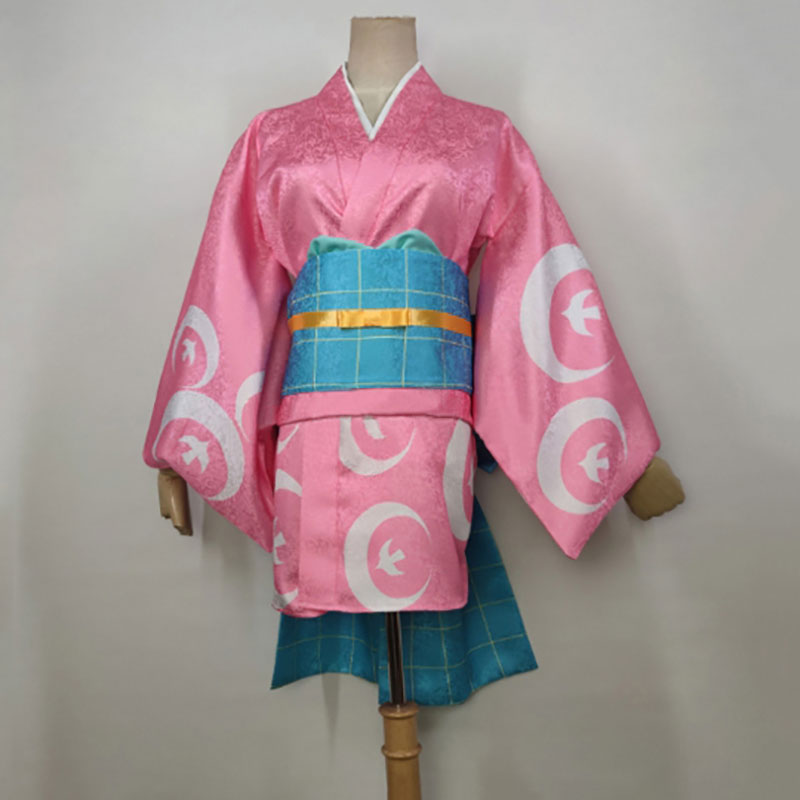 ワンピース　ONE PIECE　光月トキ　KOZUKI TOKI　コスプレ衣装　和風　和服　わふく　ピンクピンク　カワイイ