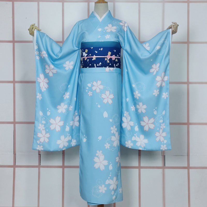 五等分の花嫁　中野三玖　コスプレ衣装　和装　着物　コスチューム　桜柄　三玖