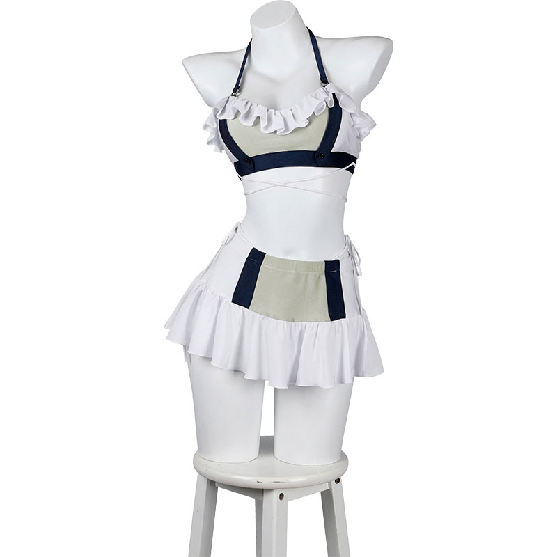 FF7　ティファ　コスプレ衣装　水着　ホワイト　コスチューム　リバース　仮装