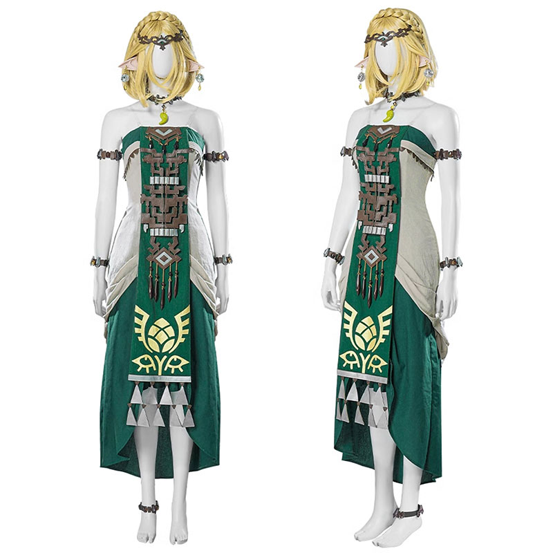 ゼルダの伝説　ゼルダ　コスプレ衣装　ティアキン　ゲーム　コスチューム　仮装　ゼルダ姫