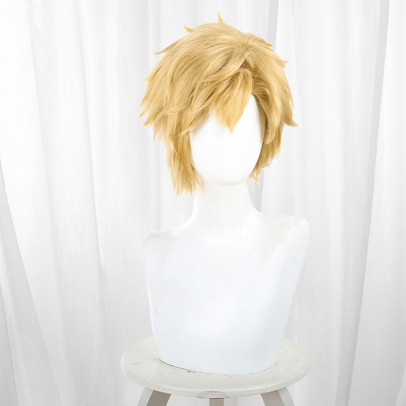 メダリスト 明浦路司 あけうらじ つかさ コスプレかつら 黄色 撮影 かっこいい