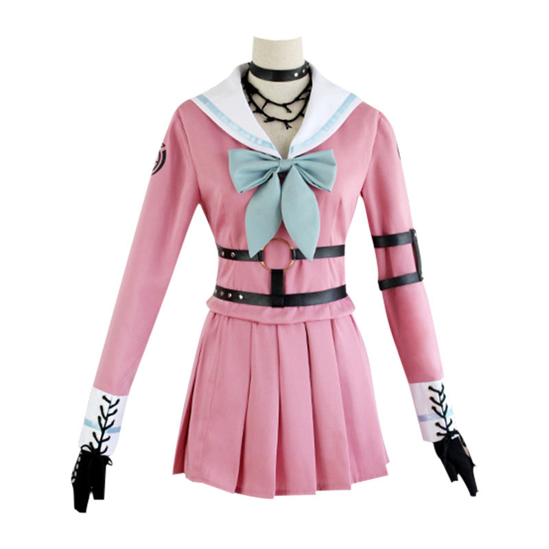 ニュー ダンガンロンパV3 みんなのコロシアイ新学期 入間美兎 いるま みう コスプレかつら ピンク 撮影 かわいい