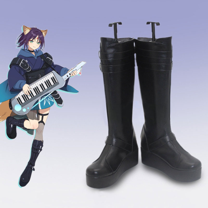 超かぐや姫! 酒寄彩葉（さかより いろは） コスプレ靴 コスプレブーツ 