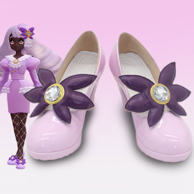 Pokémon LEGENDS Z-A ユカリ(トレーナー) ゆかり ピンクのハイヒール コスプレ靴 送料無料