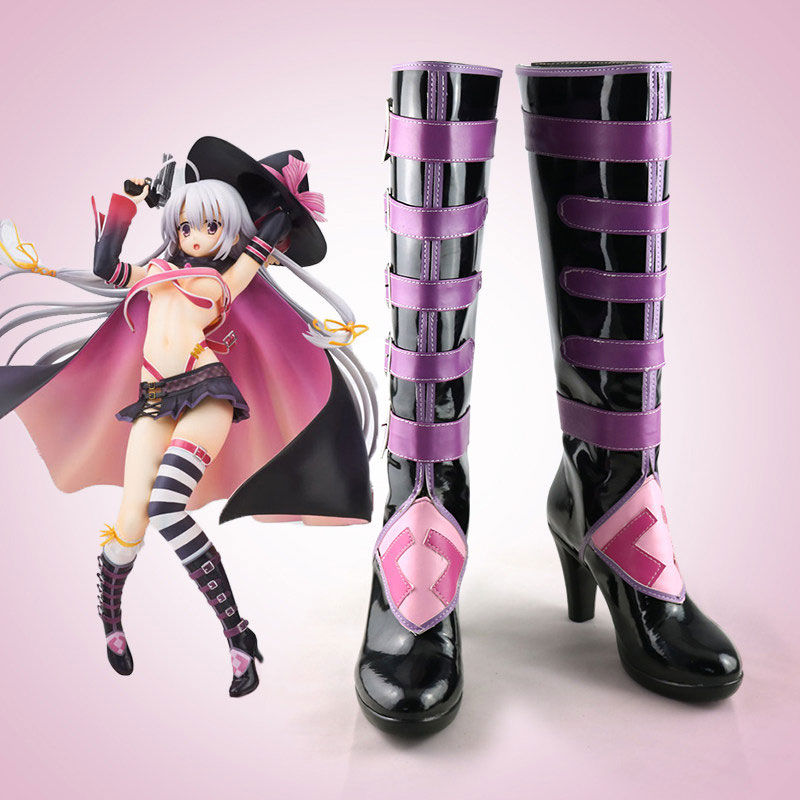 サノバウィッチ 綾地寧々 あやちねね 変身魔女 コスプレ靴 コスプレブーツ 撮影用 オーダーメイド可