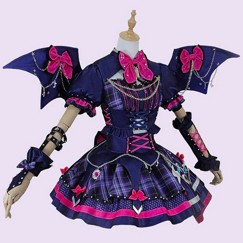 アイカツスターズ! 桜庭ローラ（さくらばろーら） ドレス ロックマイハートコーデ アイドル衣装 ステージ衣装 コスプレ衣装