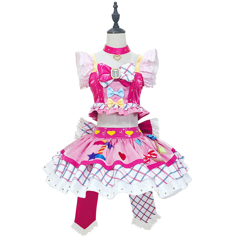 劇場版アイカツスターズ! 虹野ゆめ（にじのゆめ） アイドル衣装 ステージ衣装 コスプレ衣装 変装 仮装
