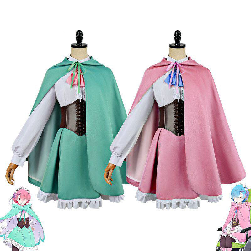 Re:ゼロから始める異世界生活 第4期 レム ラム コスプレ衣装 コスチューム イベント演出服アニメ変装仮装 ハロウィン