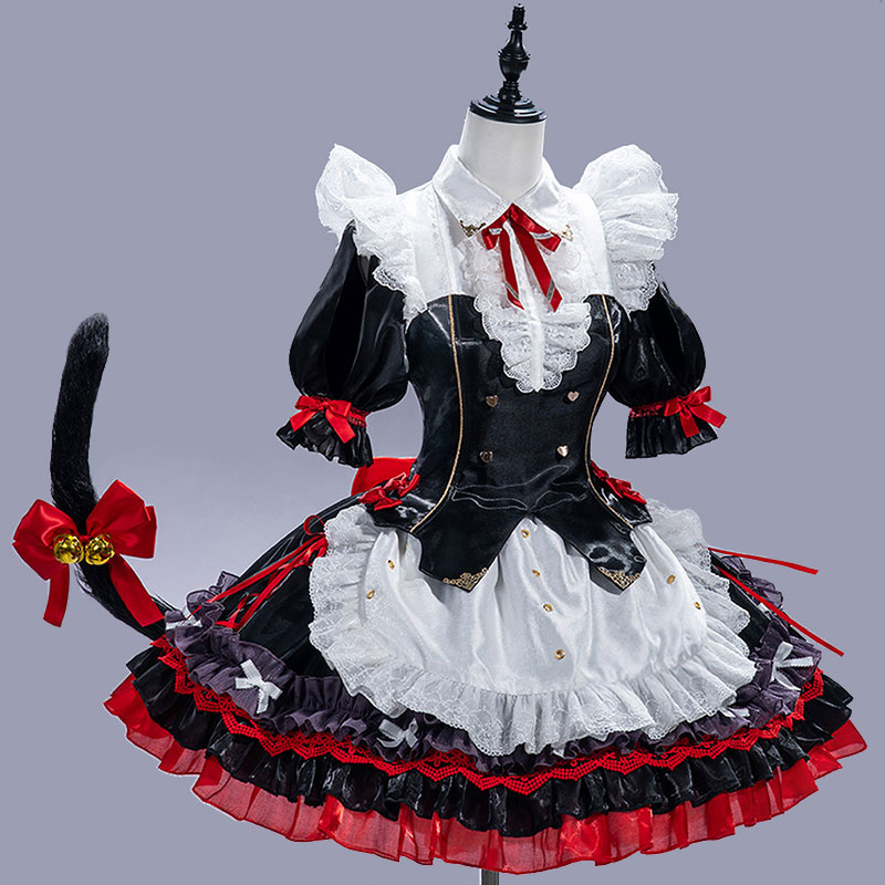 鳴潮 Chisa 朽葉千咲 くちばちさ コスプレ衣装 メイド服 ゴシック ロリータ ワンピース