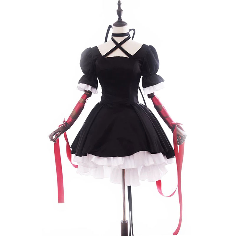 ゲーム Rewrite りらいと 篝ちゃん かがり 黒いワンピース コスプレ衣装