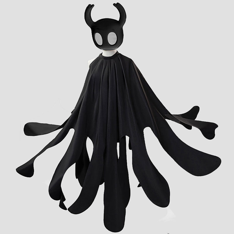HollowKnight ホロウナイト 放浪者 (The Knight)  コスプレ衣装 紺色マント 黒いマント コスチューム (マスク別売)