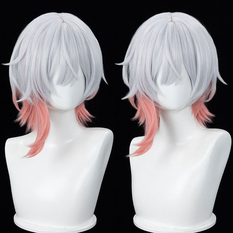 魔法少女ノ魔女裁判 桜羽エマ さくらばえま コスプレウィッグ 耐熱 かつら 白い髪ボブ 送料無料