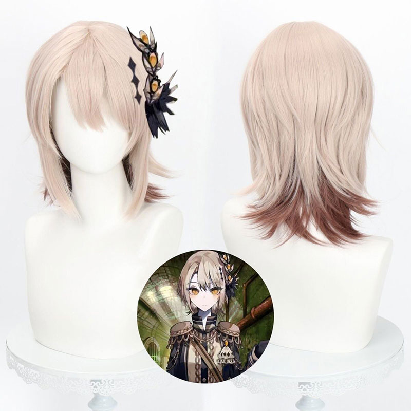 魔法少女ノ魔女裁判 蓮見レイア はすみれいあ コスプレウィッグ かつら 亜麻色のショートボブ