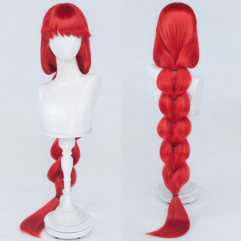 アニメ さよならララ ララ コスプレウィッグ 耐熱コスプレかつら 三つ編み 長髪
