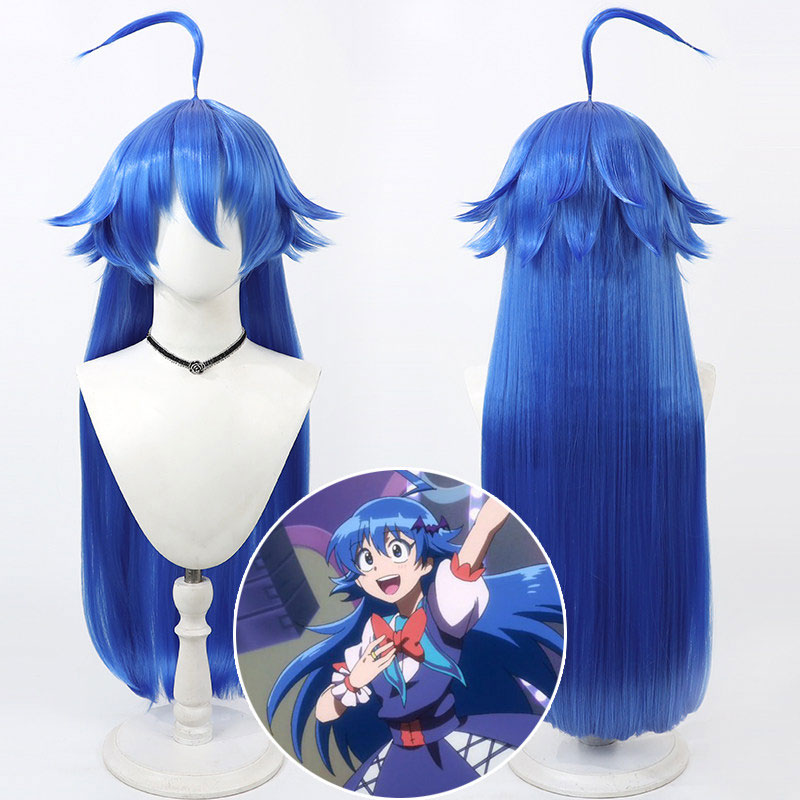 魔入りました!入間くん 魔入間 鈴木入間女装 イルミちゃん イルミ コスプレウィッグ ロングヘア コスプレかつら