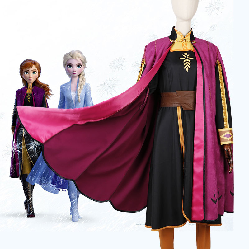 エルサ☆コスプレ衣装☆Disney Frozen 2 ディズニー コスプレ衣装 アナ