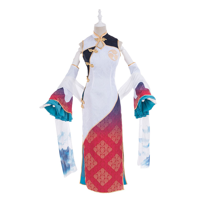 Fate/Grand Order　FGO　英霊旅装 アーチャー•インフェルノ　概念礼装　セクシー風　チャイナドレス　白色