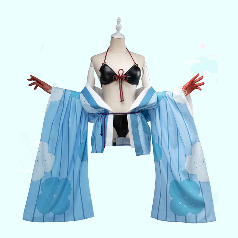 Fate/Grand Order　水着茨木童子　概念礼装　コスプレ衣装　夏物　ビキニ　絆礼装
