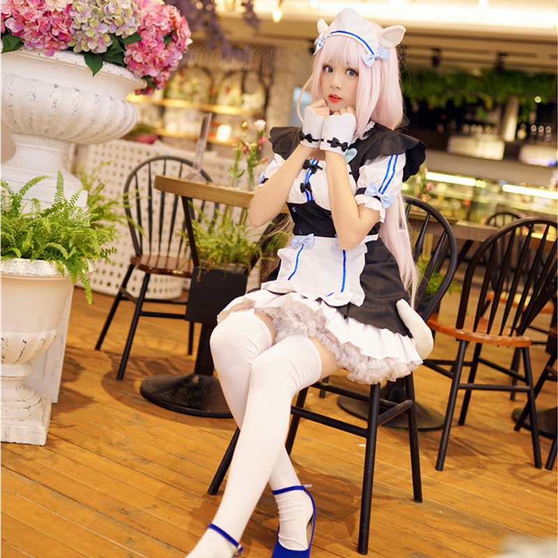 ネコぱら☆コスプレ衣装☆ネコぱら メイド服 全セット ショコラ バニラ