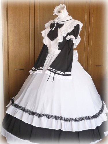 メイド服 ロング スカート【通販】メイド服高品質コスプレ衣装 ロング