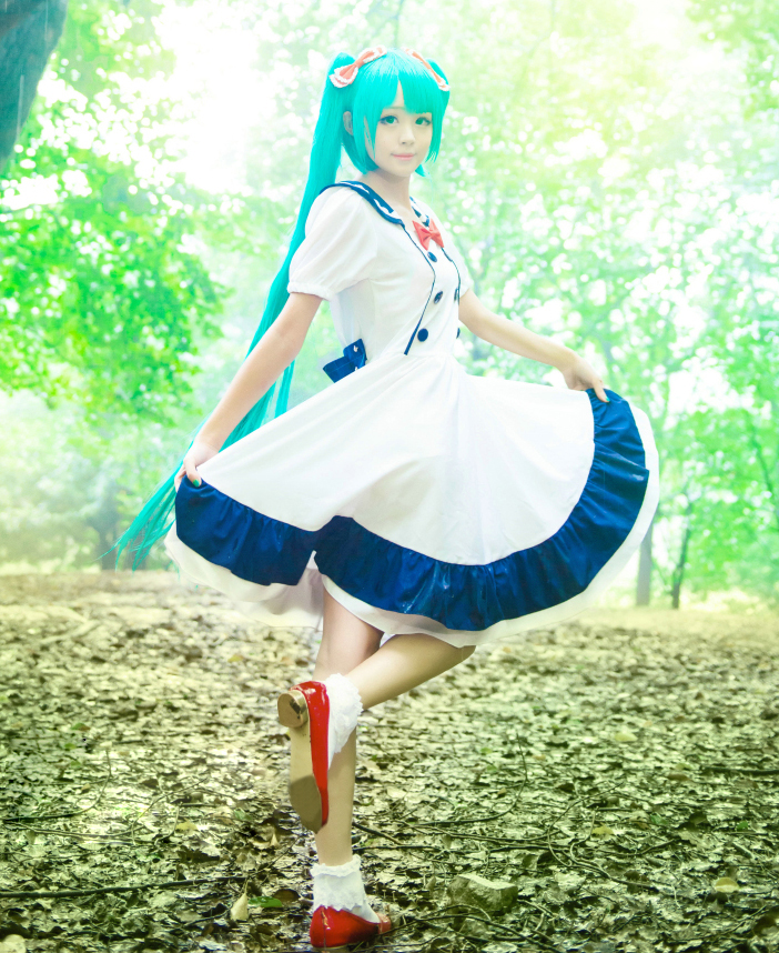 有名な ボーカロイド 初音ミク 桜ミク コスプレ 衣装 Uwowo