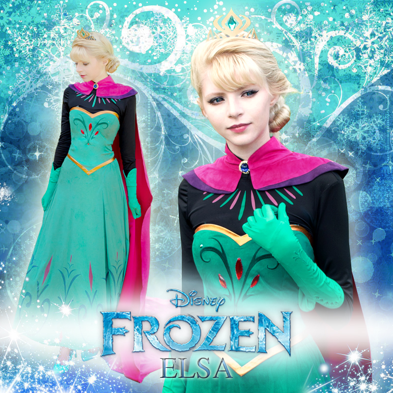 エルサ☆コスプレ衣装☆ディズニー プリンセス FROZEN アナと雪の女王