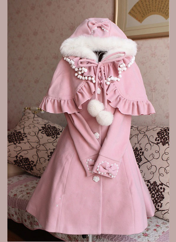 lolitaウールコート　洋装　スカート　コート　ショールを贈呈　