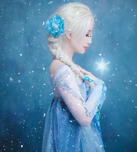 エルサ☆コスプレウィッグ☆ディズニー アナと雪の女王 FROZEN エルサ ...